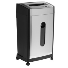 Шредер Office Kit S500 (2х15) белый (секр.P-5)/фрагменты/17лист./50лтр./скрепки/скобы/пл.карты/CD