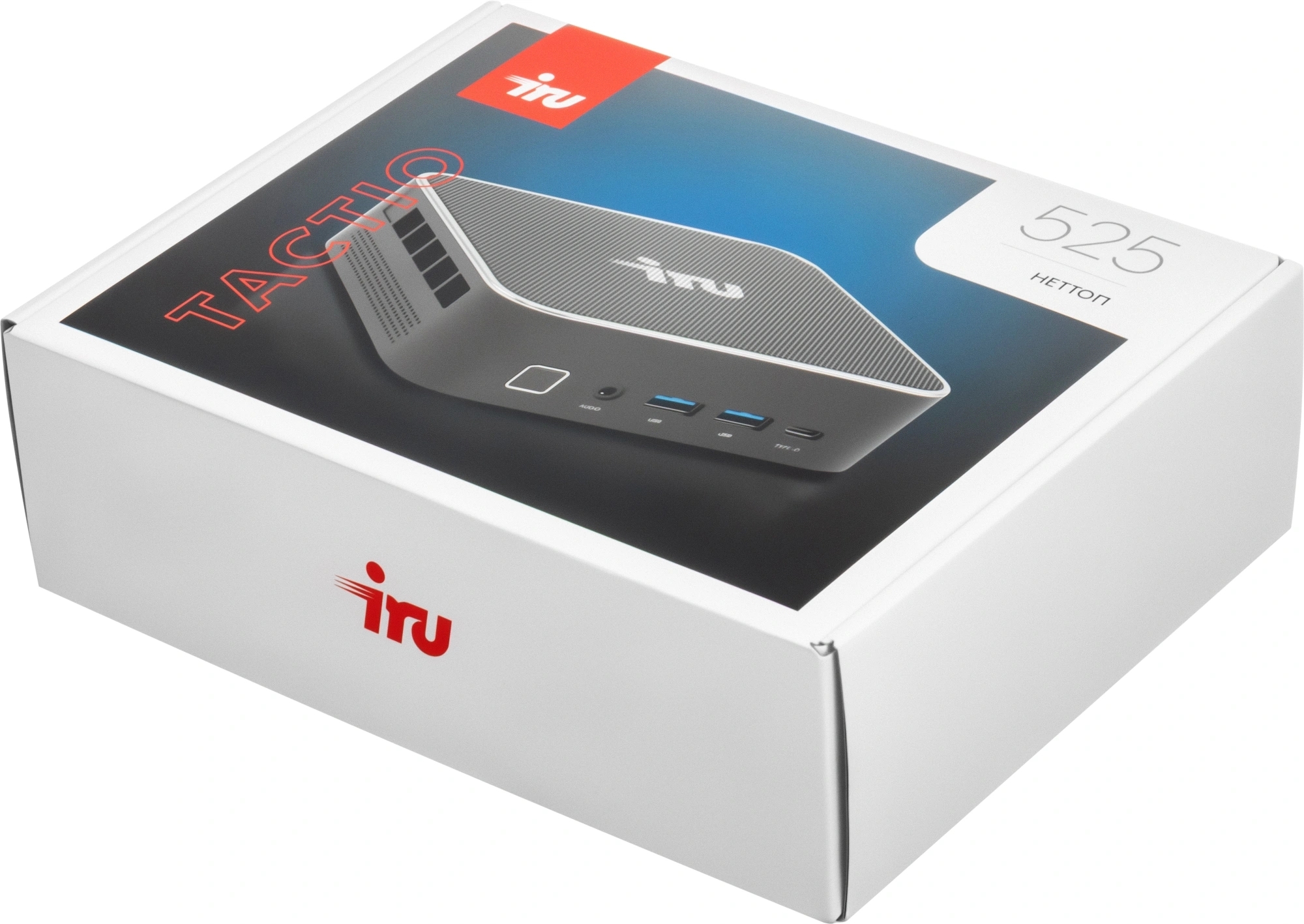 Неттоп IRU Tactio 525 Ryzen 3 3300U (2.1) 8Gb SSD256Gb RX Vega 6 Windows 11 Pro 64 GbitEth WiFi BT 120W черный (RUS) (2173135)