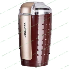 Кофемолка АКСИНЬЯ КС-602 коричневый : лезвия из НЕРЖ.СТАЛИ,200 Вт, вместимость 100 г