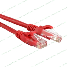 Патч-корд LANMASTER UTP TWT-45-45-0.5-RD вилка RJ-45-вилка RJ-45 cat.5е 0.5м красный ПВХ (уп.:1шт)