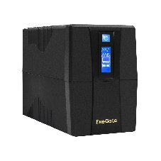Источник бесперебойного питания ExeGate Power Smart ULB-1000.LCD.AVR.4C13 1000VA/550W, LCD, AVR, 4*C13, черный