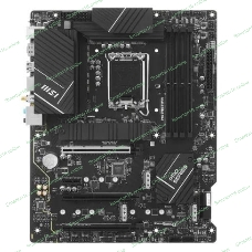 Материнская плата MSI PRO Z790-P WIFI, LGA 1700, Intel Z790, 4xDDR5, 6xSATA, 4xM.2, 1xPCIe 5.0 x16, 1xPCIe 4.0 x16, 1xPCIe 3.0 x16, 1xPCIe x1, 1xHDMI, 1xDP, 1x2.5Gb LAN, 4xUSB-A 2.0, 2xUSB-A 3.2 Gen 1, 1xUSB-A 3.2 Gen 2, 1xUSB-C 3.2 Gen 2x2, 6x3.5мм, 7.1, ATX