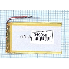Аккумулятор Li-Pol (батарея) 2.5x60x100 мм 3pin 3.7V/2500mAh