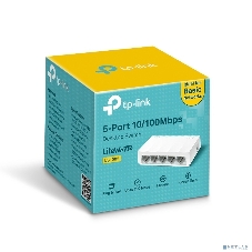 Коммутатор TP-Link LS1005, 5 портов Ethernet 100 Мбит/с