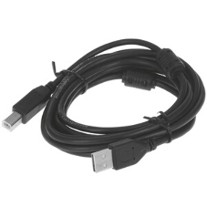 Кабель Gembird/Cablexpert USB 2.0 Pro AM/AF, 3м, экран, 2феррит.кольца, черный, пакет