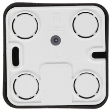 Розетка компьютерная 2-ая компьютерная RJ45, кат.5E, изол. пластина SE Blanca наруж Антрацит