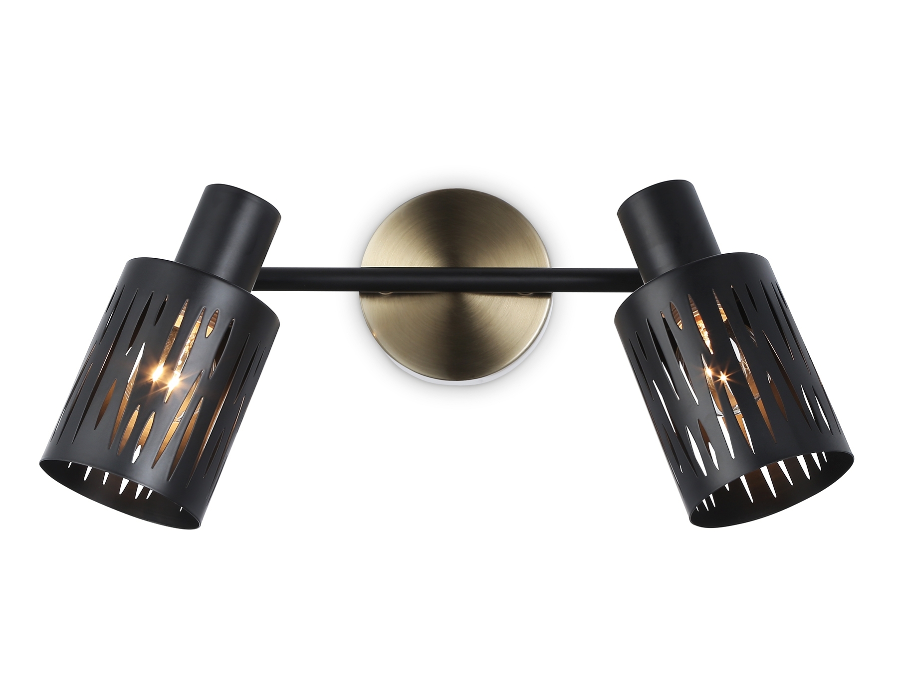 Светильник Ambrella light TR8668/2 BK/SB чёрный/бронза E14/2 max 60W 360*100*190