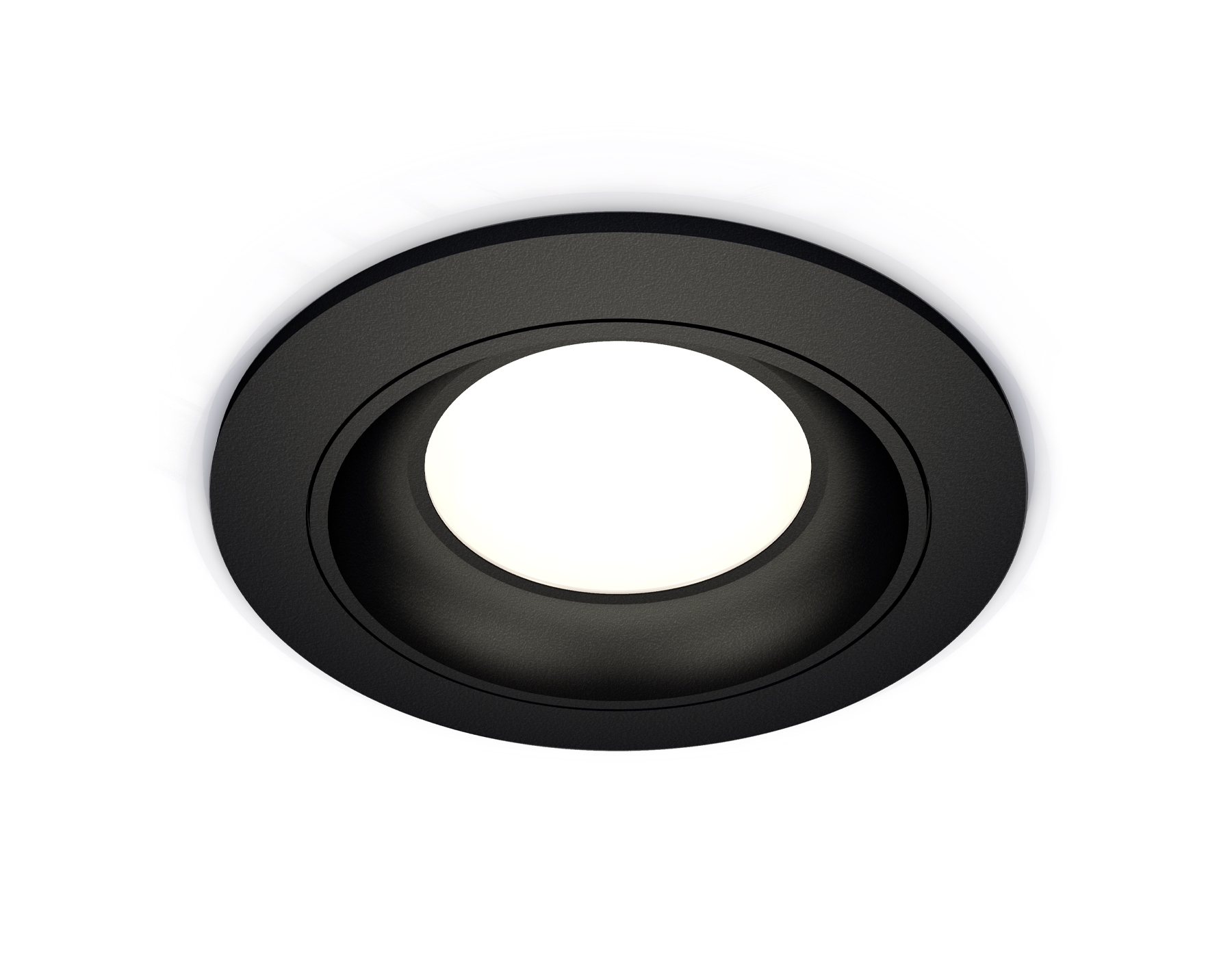Комплект встраиваемого светильника Ambrella light XC7622060 SBK черный песок MR16 GU5.3 (C7622, N7021)