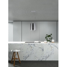 Вытяжка каминная MBS Petunia 135 Island Inox нержавеющая сталь управление: кнопочное (1 мотор)