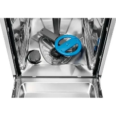 Встраиваемая посудомоечная машина Electrolux KESC2210L, черный, 44.6 см, 9 компл., 44 дБ, класс E