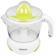 Соковыжималка Maxvi SG401 белый/зелёный, цитрусовая, 40 Вт, 700 мл, механическое