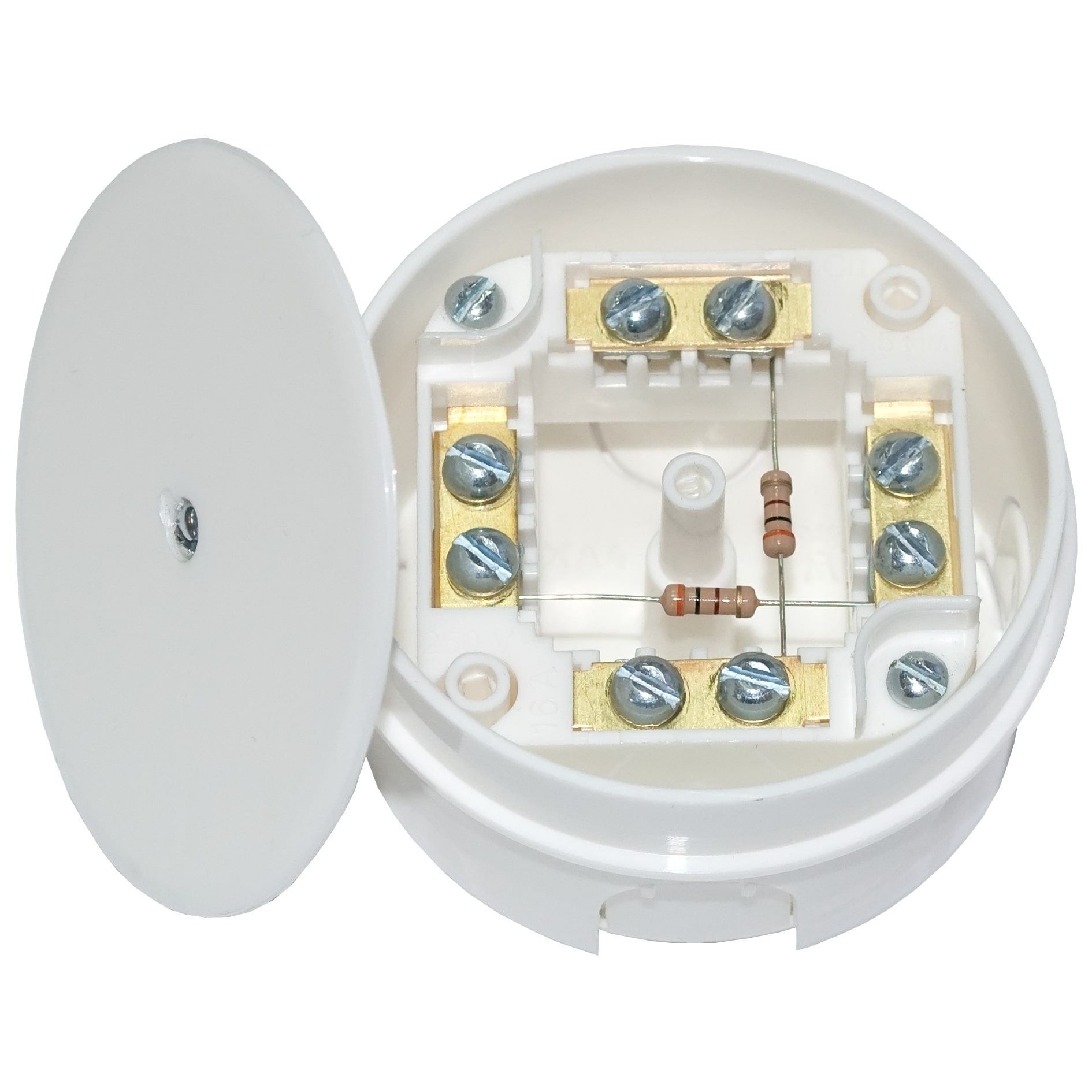Коробка монтажная Bylectrica Коробка монтажная СУ с клеммными колодками и абонентской линией для бетона и кирпича, Ø74х41,5 мм (КМ-225)