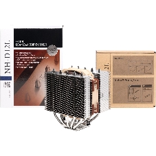 Кулер для процессора Noctua NH-D12L, 120 мм, алюминий/медь, 2000 об/мин, 22.6 дБ, 4-pin PWM, 148 Вт, высота 145 мм, без подсветки