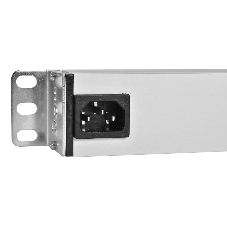 Блок розеток Rem-10 без шнура с фил. и инд., 7 Schuko, вход IEC 60320 C14, 10A, алюм., 19