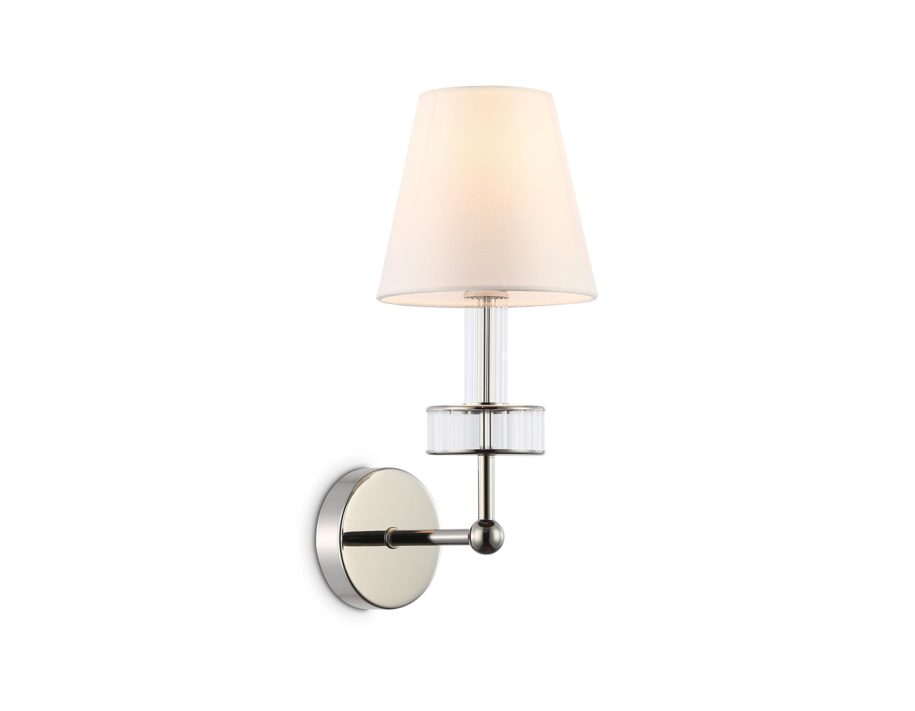 Настенный светильник Ambrella light LH71005 BN/WH никель/белый E14 max 40W 210*150*355