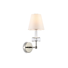 Настенный светильник Ambrella light LH71005 BN/WH никель/белый E14 max 40W 210*150*355