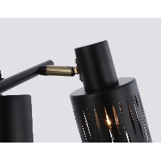 Светильник Ambrella light TR8668/2 BK/SB чёрный/бронза E14/2 max 60W 360*100*190