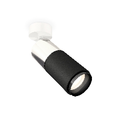 Светильник Ambrella Light XM6313017 SBK/PSL/PBK белый песок/серебро полированное/черный полированный MR16 GU5.3