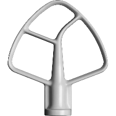 Миксер KitchenAid 5KSM95PSECU серебристый, стационарный, 250 Вт, 4.3 л, 10 скоростей