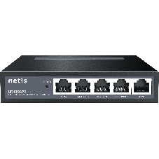 Маршрутизатор Netis NR105GPE, 4×1 Гбит/с WAN/LAN (4 PoE+) + 1×1 Гбит/с WAN, Multi-WAN, управляемый