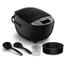 Мультиварка Moulinex MK611832 черный, 4 л, 750 Вт, кнопки, 10 программ