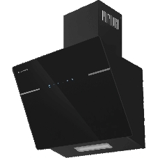 Вытяжка каминная наклонная Maunfeld Astro 50 черное стекло, 50 см, 850 куб. м/ч, 60 дБ