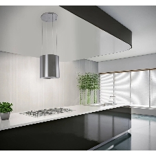 Вытяжка каминная MBS Petunia 135 Island Inox нержавеющая сталь управление: кнопочное (1 мотор)