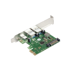 Контроллер ExeGate EXE-323 PCI-E 2.0, 2*USB 3.0 ext + 1*Type-C, разъем доп.питания (OEM)