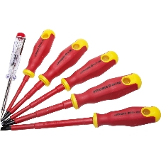 Набор STAYER PROFI ELECTRO 25145-H6_z01диэлектрические. тестер. 100-250В. Cr-V. 6шт