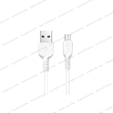 Кабель HOCO USB X20 Flash для Micro USB 2А, 1м, белый