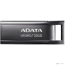 Флешка USB ADATA UR340 (AROY-UR340-32GbK), 32Gb, USB 3.2, R/W 100/30, черный