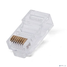 Коннектор Filum FL-NA-PLUG5E-1 RJ-45, 5E кат., 8p8c, 6 мкм, универсальный, для одножильного и многожильного кабеля, уп/100 шт