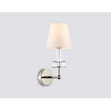 Настенный светильник Ambrella light LH71005 BN/WH никель/белый E14 max 40W 210*150*355