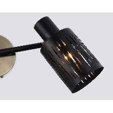 Светильник Ambrella light TR8668/2 BK/SB чёрный/бронза E14/2 max 60W 360*100*190