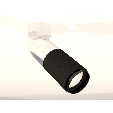 Светильник Ambrella Light XM6313017 SBK/PSL/PBK белый песок/серебро полированное/черный полированный MR16 GU5.3