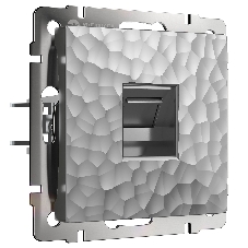 Розетка Ethernet RJ-45 (серебряный)