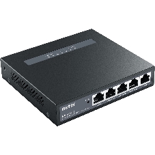 Маршрутизатор Netis NR105GPE, 4×1 Гбит/с WAN/LAN (4 PoE+) + 1×1 Гбит/с WAN, Multi-WAN, управляемый