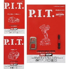 Винтоверт P.I.T. PSD20H-170A/1 аккум. патрон:держатель бит 1/4