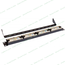 Патч-панель UTP 24хRJ-45 кат.5E 1U 19дюйм SUPRLAN 10-0403