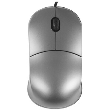 Мышь проводная Qumo Simple Office M92 серый, 1000 dpi, USB, кнопки - 3