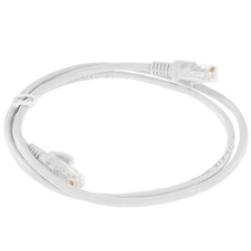 Патч-корд ExeGate EX286381RUS UTP-RJ45-RJ45-5e-1M-LSZH-GY, UTP, cat.5e, LSZH, 1м, серый