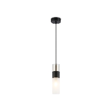 Подвесной светильник LH55101 BK/FR/TI черный/белый матовый/янтарь E14 max 40W D55*1500
