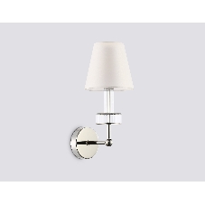 Настенный светильник Ambrella light LH71005 BN/WH никель/белый E14 max 40W 210*150*355