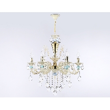 Светильник Ambrella light TR4923/6 GD/WH/BL золото/белый/голубой E14*6 max 40W D600*620