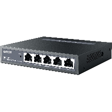 Маршрутизатор Netis NR105GPE, 4×1 Гбит/с WAN/LAN (4 PoE+) + 1×1 Гбит/с WAN, Multi-WAN, управляемый