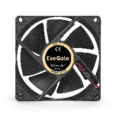 Вентилятор для корпуса ExeGate EX08025S2P черный, 80 мм, 2200 об/мин, 22.5 дБ, 2 pin