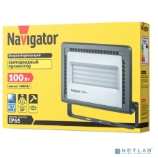 Прожектор светодиодный Navigator NFL-01-100-6.5K-LED 100Вт IP65 6500К