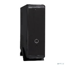 Компьютерный корпус MiniITX ExeGate MI-209 Black, miniITX/mATX, (M350, 80мм), 2хUSB, Audio