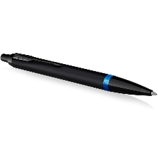 Ручка шариковая Parker IM Vibrant Rings K315 (CW2172941) Marine Blue PVD, M, синие чернила, подарочная коробка