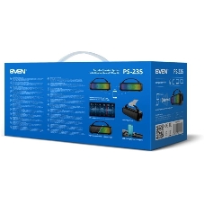 Портативная колонка SVEN PS-235 черный 12W 2.0 BT 3600mAh
